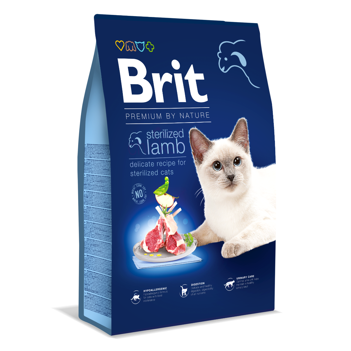 BRIT PREMIUM By Nature Cat Adult Sterilized, Miel, Hrana Uscata Pisica Sterilizata, Protectia Aparatului Urinar | Digestie Optima, 8kg