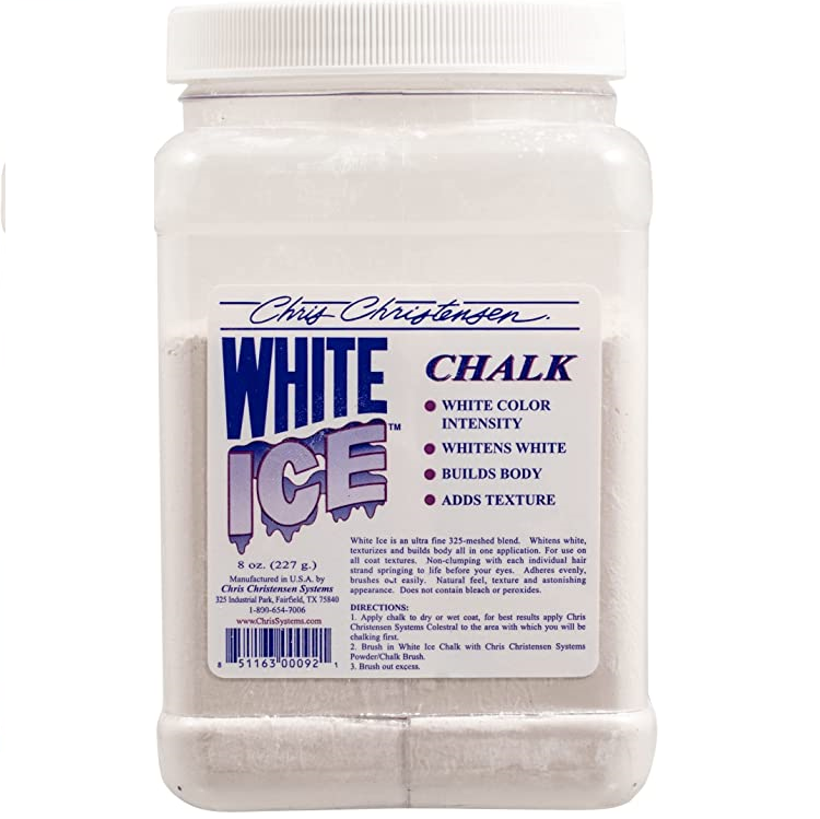 CHRIS CHRISTENSEN Systems White Ice Chalk, Creta Pudra Ultrafina Pentru Blana Alba, 227g