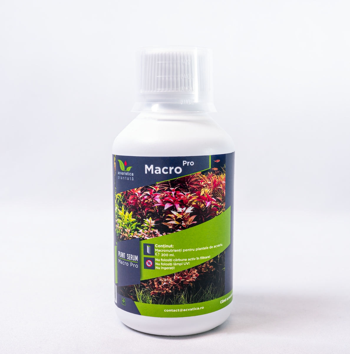MACRO PRO PLANT SERUM, Fertilizant Concentrat Pentru Acvarii Intens Plantate, 200ml