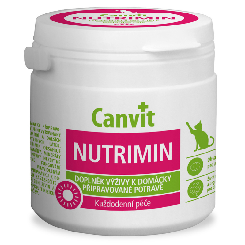 CANVIT Nutrimin for Cats 100 g – Supliment cu Vitamine și Minerale pentru Pisici, Sănătate și Vitalitate