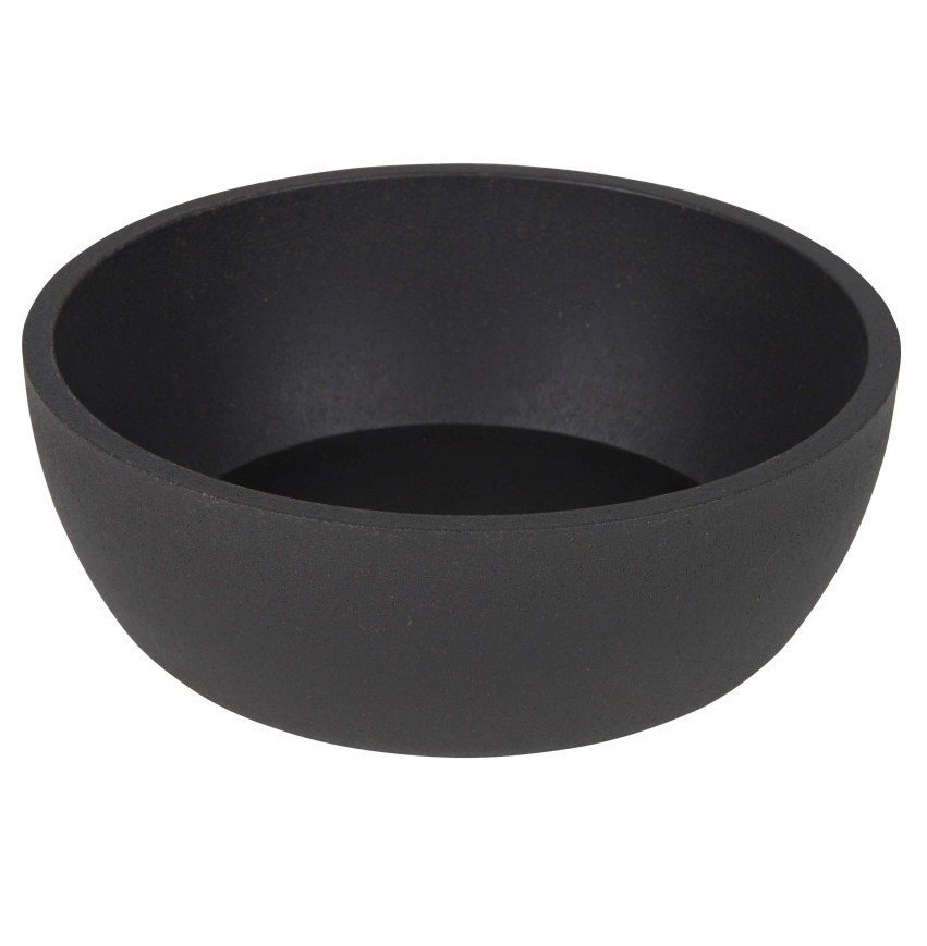 DISTRICT 70 BAMBOO Dark Grey, Castron din Bambus Pentru Caini, Antiderapant, 570ml