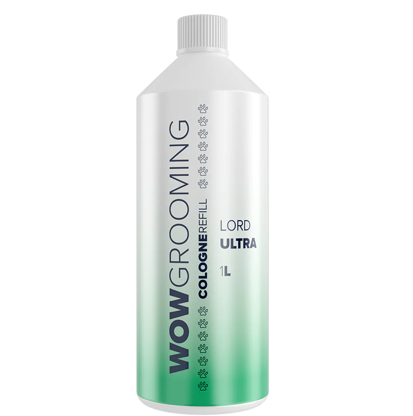 WOW GROOMING Cologne Lord Ultra, Parfum Pentru Caini Masculi, cu Note Orientale de Lemn Pretios, 1000ml