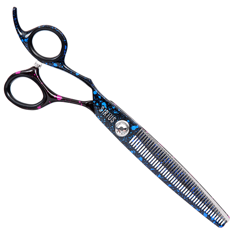 GROOM PROFESIONAL Sirius 6,5" Blender 46 Teeth Left Handed Scissor | Foarfecă Profesională pentru Trimat 16,5 cm / 46 Dinti pentru Stângaci, Grooming Câini și Pisici