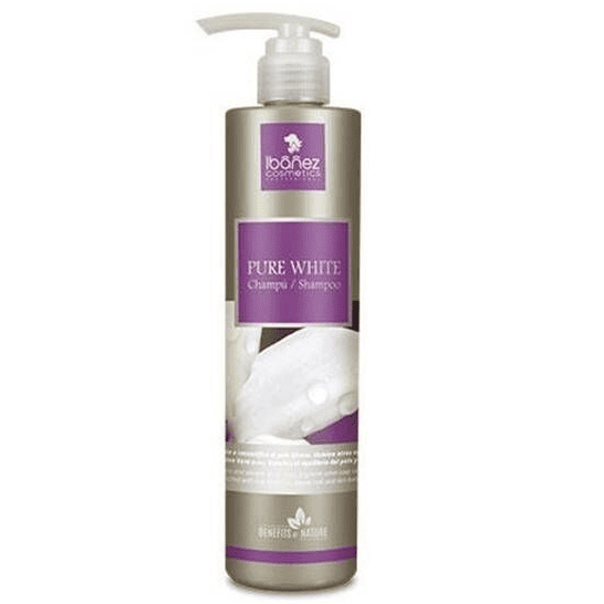 IBANEZ Pure White 500 ml | Șampon Profesional Concentrat 3:1 pentru Câini și Pisici cu Blană Albă sau Deschisă la Culoare