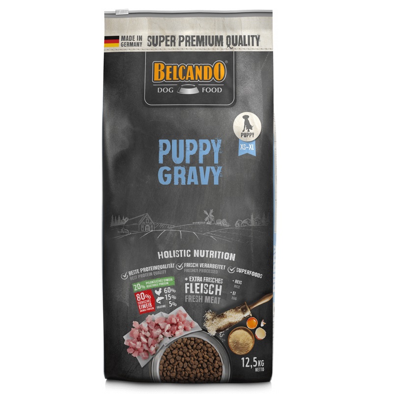 BELCANDO Puppy Gravy, Hrana Uscata Starter pentru Pui de Catel, 12.5kg
