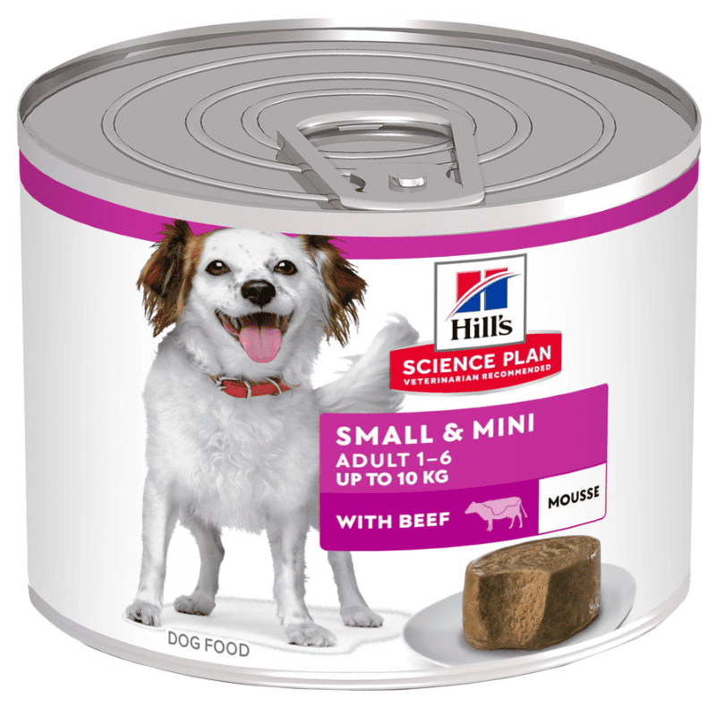 HILL'S Science Plan Adult Small & Mini Mousse cu Vită, 200g - Hrană Umedă pentru Câini de Talie Mică (1-6 ani)