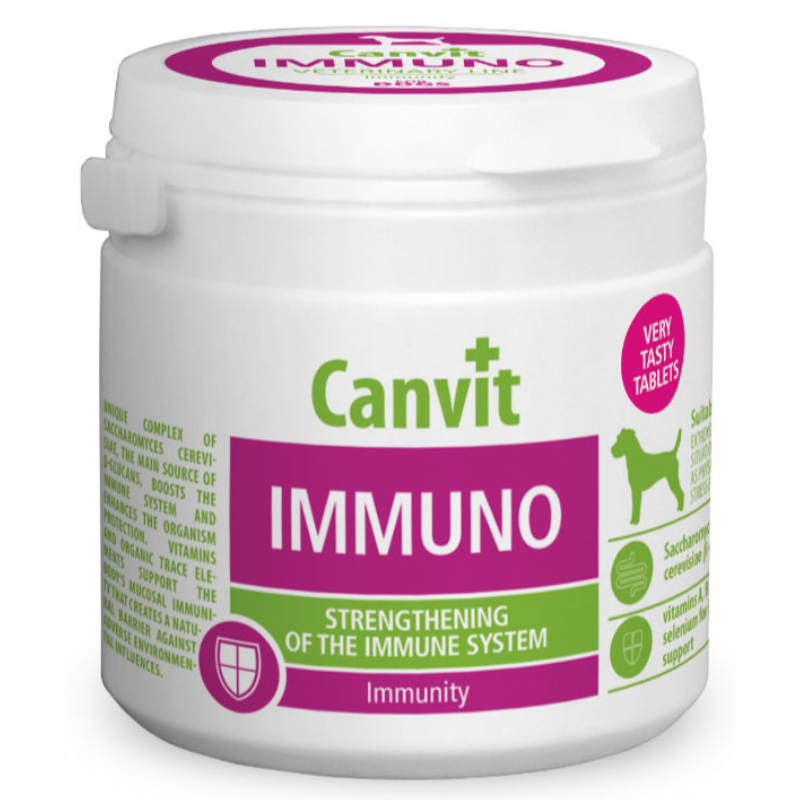 CANVIT Immuno for Dogs 100 g – Supliment pentru Câini, Întărirea Sistemului Imunitar si Vitalitate