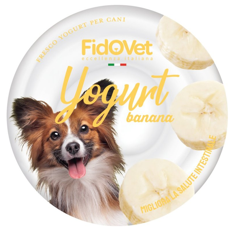 FIDOVET Iaurt, cu Aroma de Banane, Pentru Caini