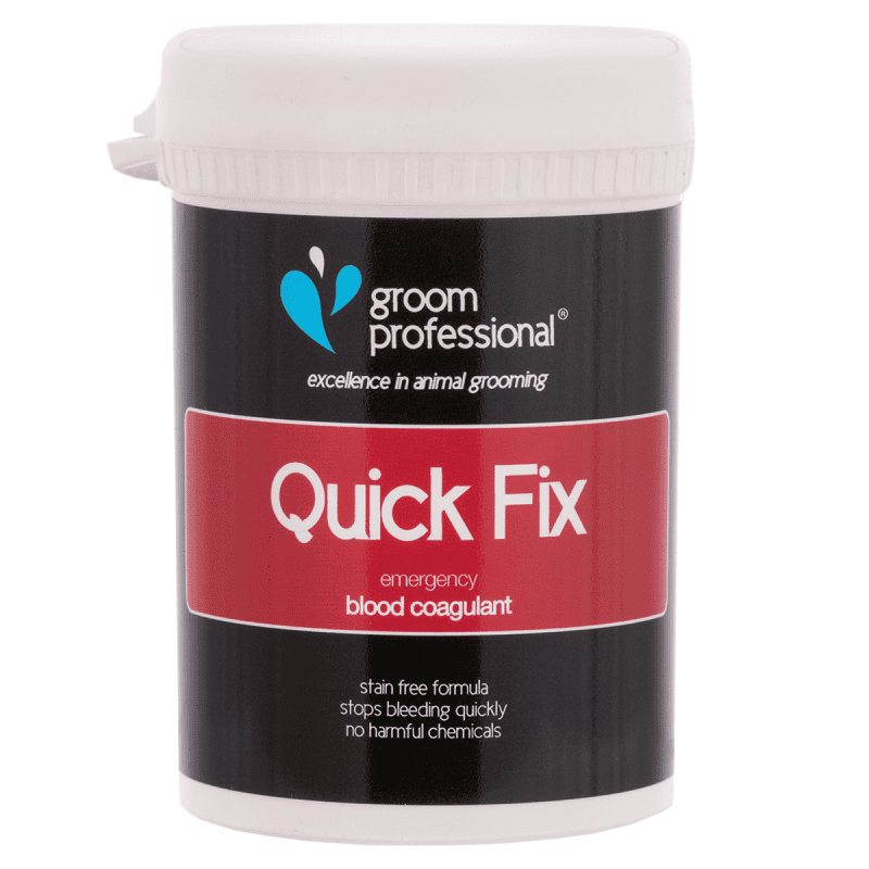 GROOM PROFESSIONAL Quick Fix 30G | Pudră Hemostatică Profesională pentru Oprirea Sângerărilor Minore la Câini, Pisici și Animale Mici