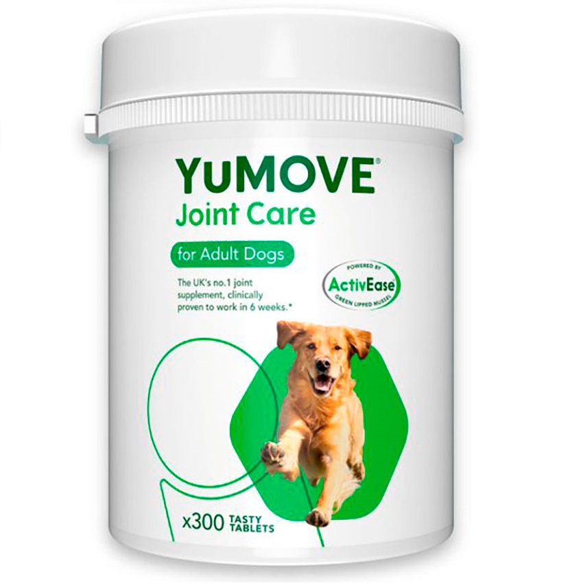 YuMOVE Joint Care for Adult Dogs, 300 tb. – Supliment Articular Triple‑Action pentru Câini Adulți