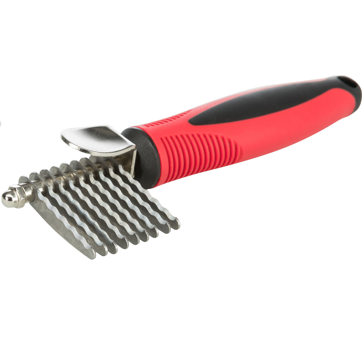 TRIXIE Descalcitor Profesional cu 9 Lame Otel Inox, Pentru Caini cu Blana Lunga, Deasa, 16cm
