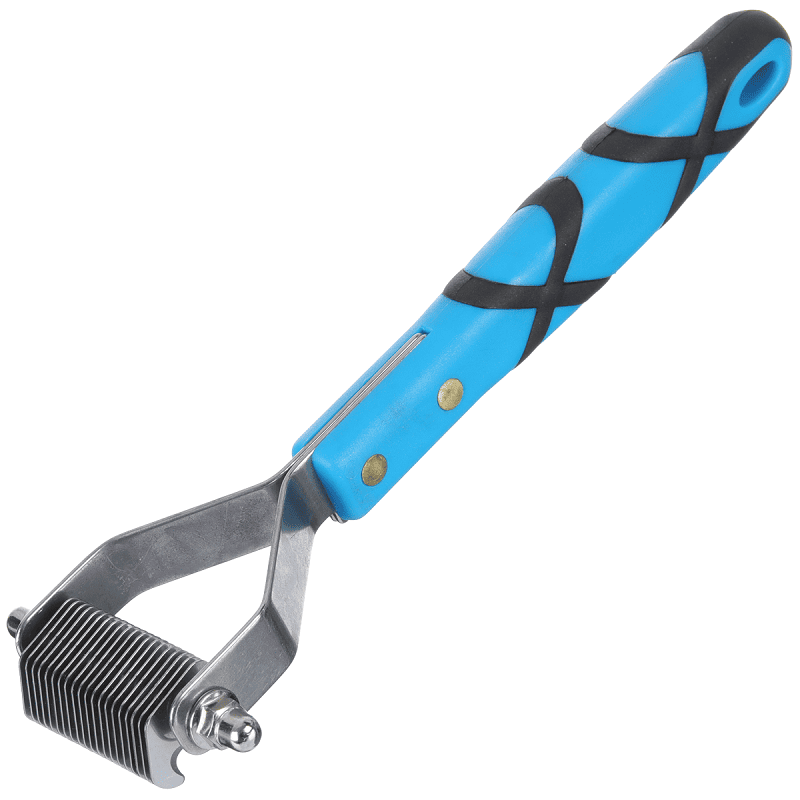 GROOM PROFESSIONAL Coat Rake Extra Fine 20 Tooth | Descâlcitor Profesional cu 20 Dinți pentru Câini cu Blană Lungă, Dubla, Deasă sau Fină