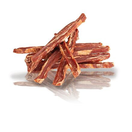KIDDOG Fasii Friptura de Vită pentru Câini, 500g – Recompense Naturale cu 95% Carne