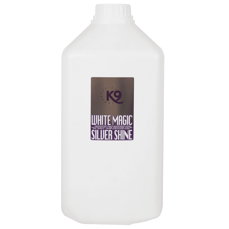 K9 COMPETITION White Magic Leave-In  Conditioner 2.7 L | Balsam Profesional Leave-In Revitalizant pentru Caini si Pisici cu Blana Alba sau Deschisa la Culoare