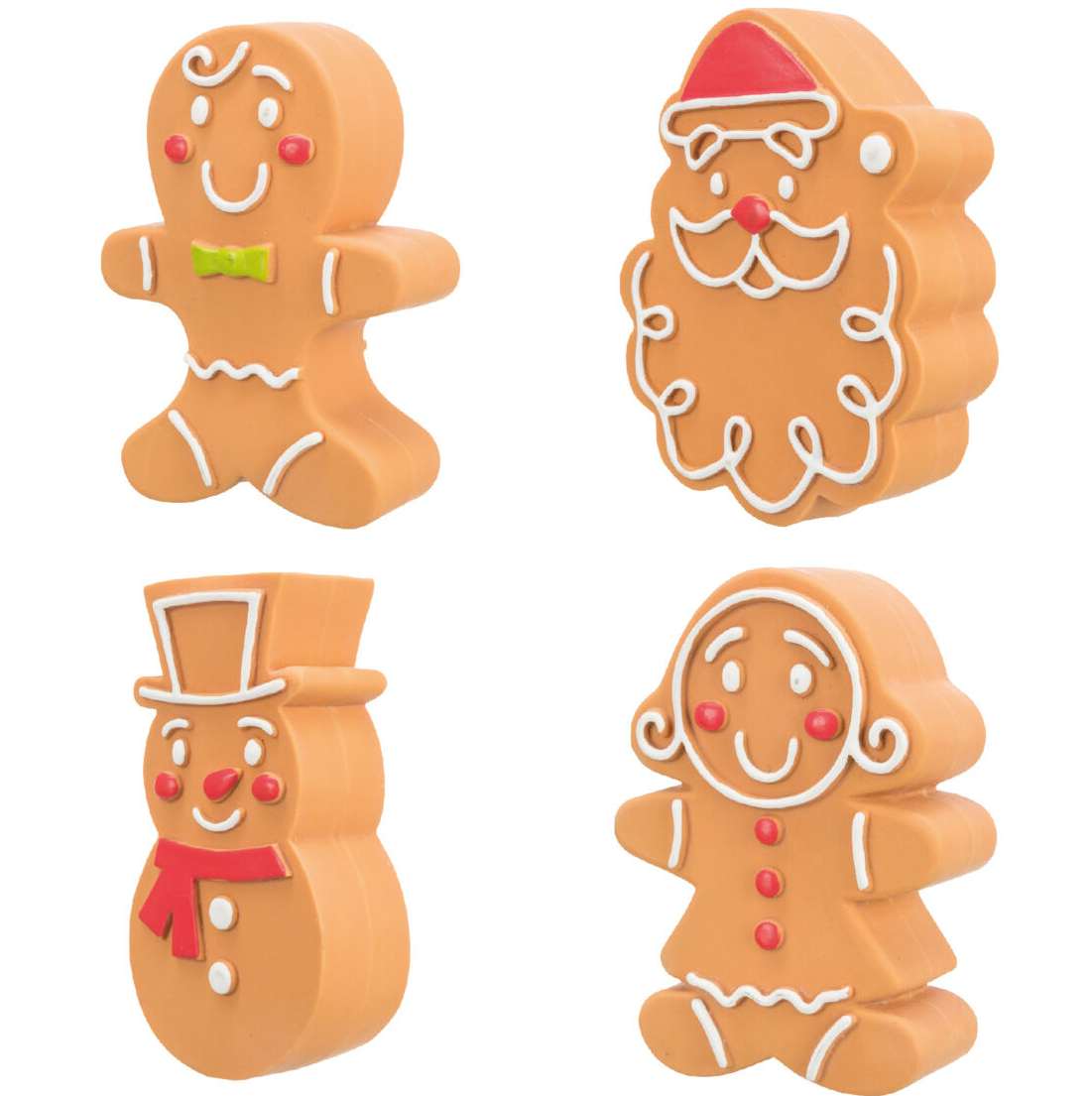 Jucarie Pentru Caini, Figurine XMAS, din Latex, cu Sunet, 11cm