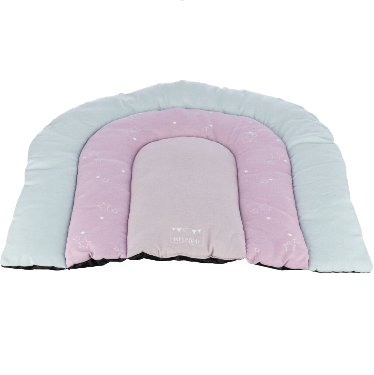 JUNIOR Saltea Matlasata Multicolora Pentru Pui de Catel 68x62x4cm