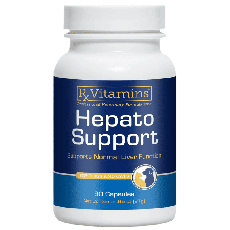 Rx VITAMINS Hepato Support 90 capsule | Supliment pentru Protectia si Sustinerea Functiei Hepatice la Caini si Pisici