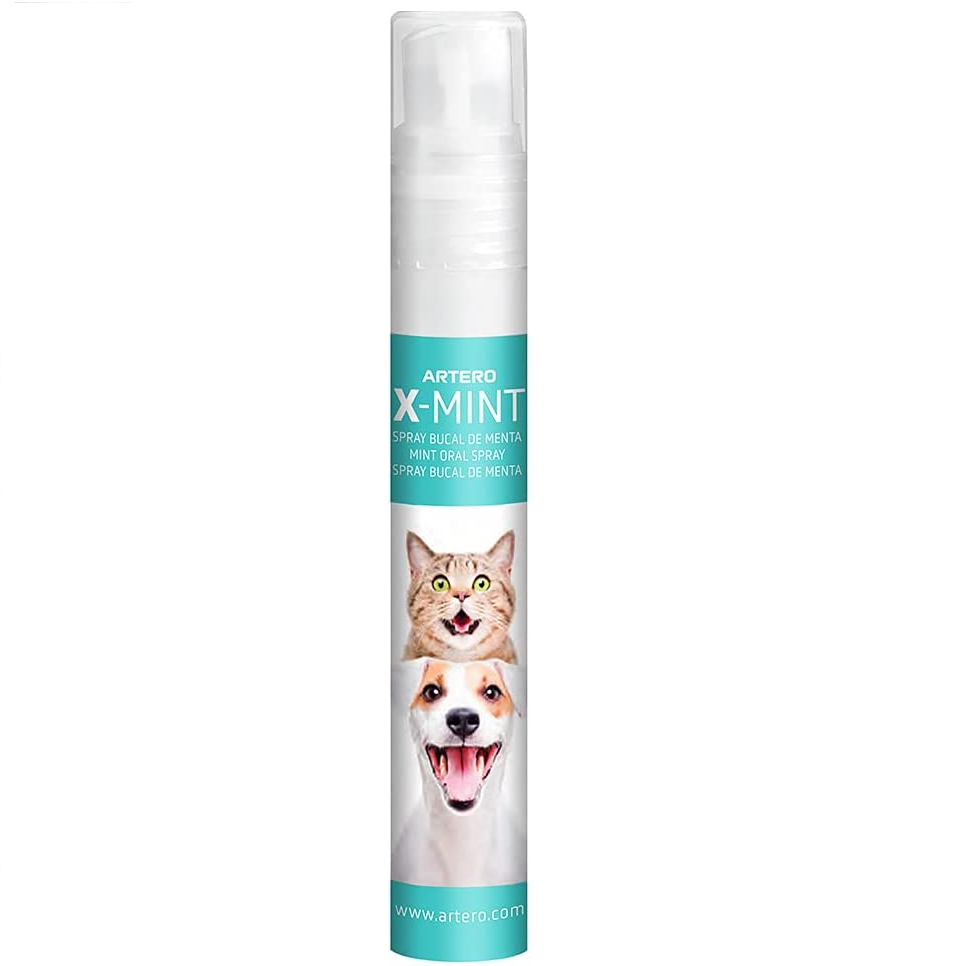 ARTERO X-MINT, Spray Bucal Caine | Pisica, Elimina Instantaneu Mirosul Neplacut Al Respiratiei, 14ml