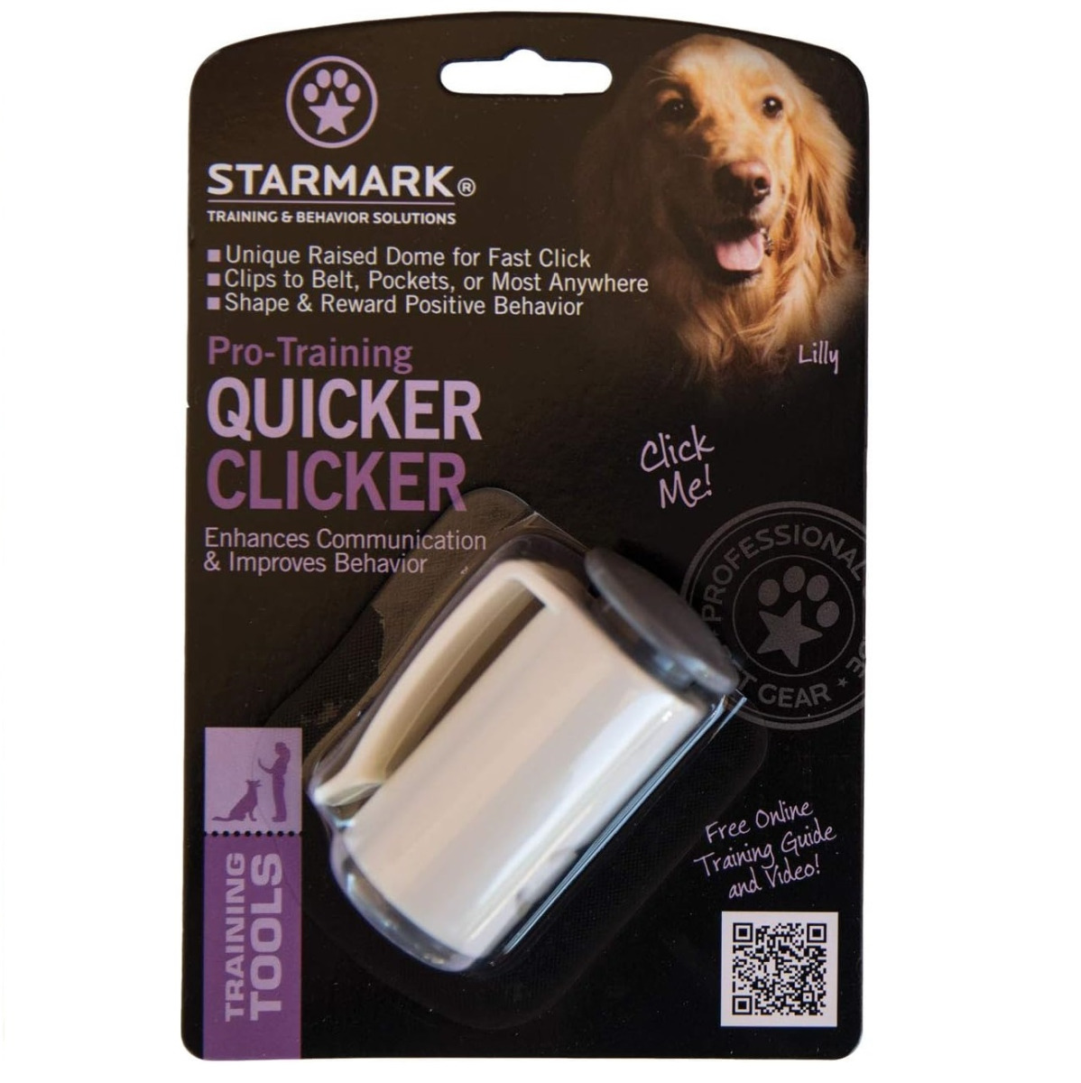STARMARK Pro-Training Quicker, Clicker Pentru Dresaj Caini