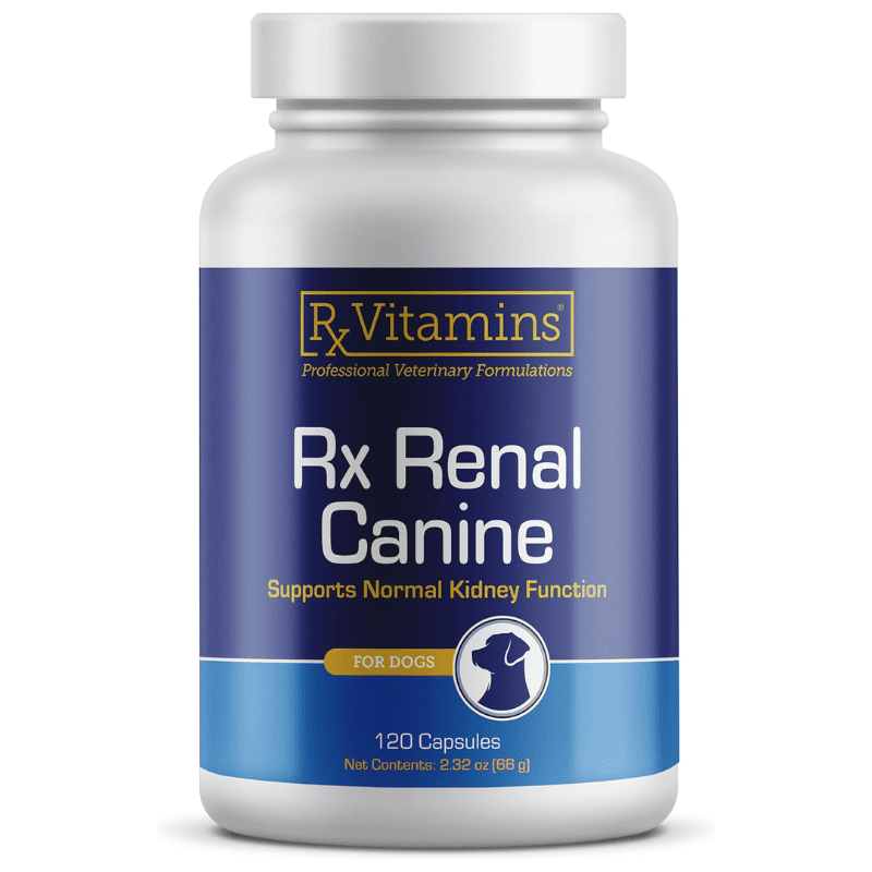 RX VITAMINS Renal Canine 120 capsule | Supliment pentru Sustinerea Functiei Renale la Caini