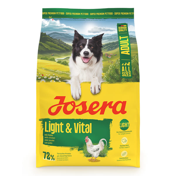 JOSERA Light & Vital cu Pasare, 3 kg | Hrană Uscată Premium pentru Câini Adulți Supraponderali sau cu Tendinta de Ingrasare