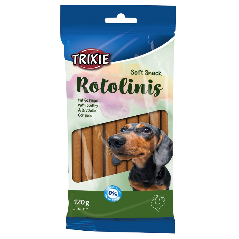 Batoane Caini ROTOLINIS Pui, 12buc