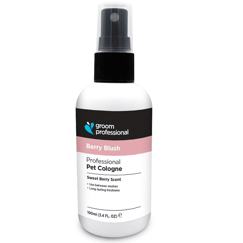 GROOM PROFESSIONAL Berry Blush Cologne 100 ml | Parfum Profesional pentru Caini cu Aroma Fructata | Finish Curat de Salon si Improspatare Intre Bai