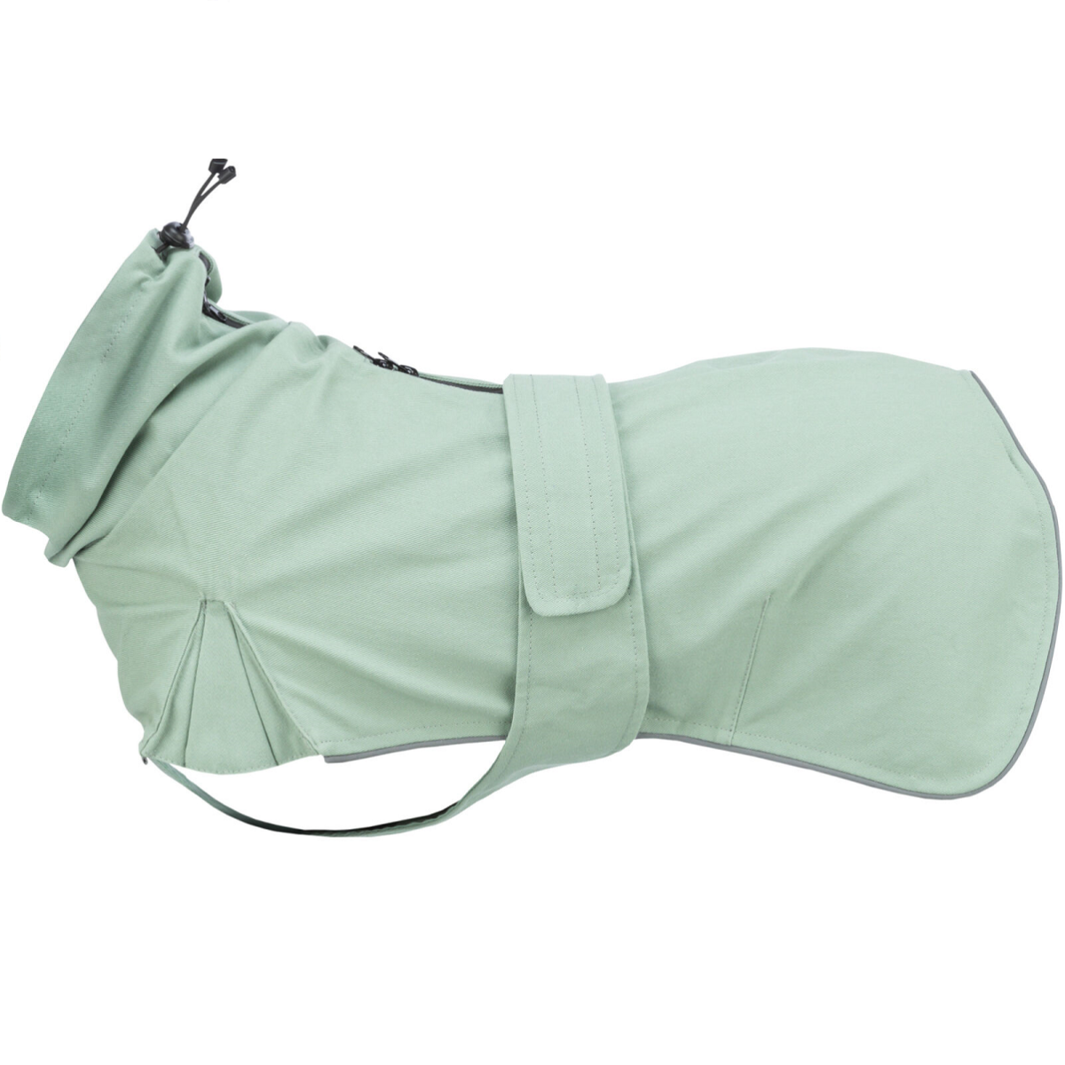 Pelerina de Ploaie Pentru Caini CityStyle DUBLIN, Verde, Marime M, Lungime Spate 50cm