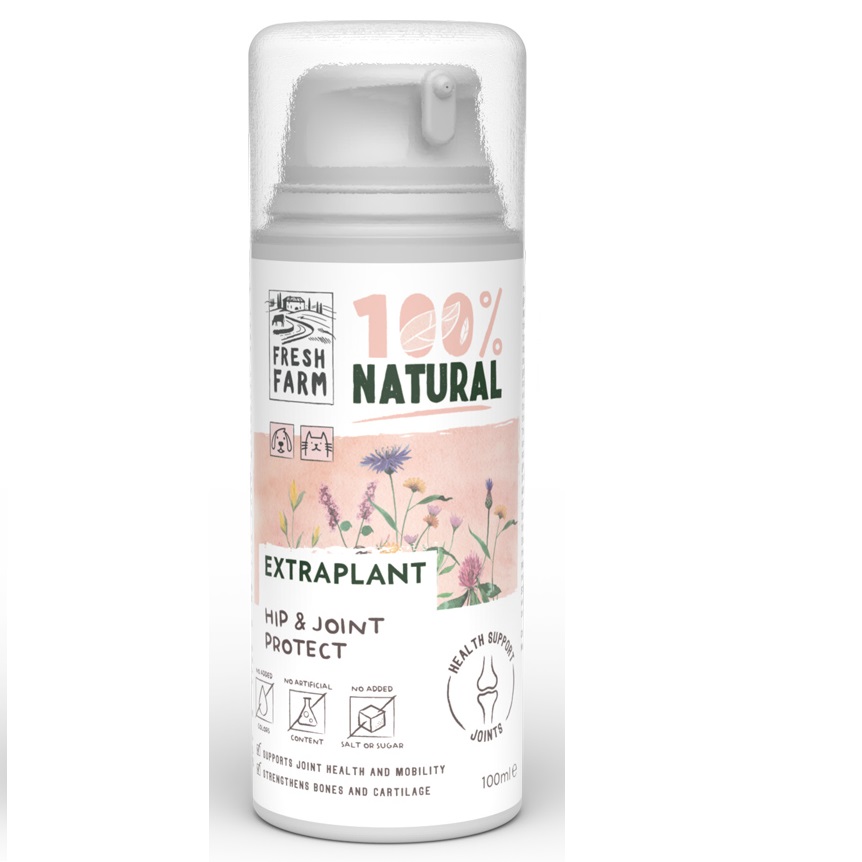 FRESH FARM Extraplant Hip & Joint Protect 100 ml - Supliment Nutritional pentru Sanatatea Articulatiilor si Oaselor la Caini si Pisici
