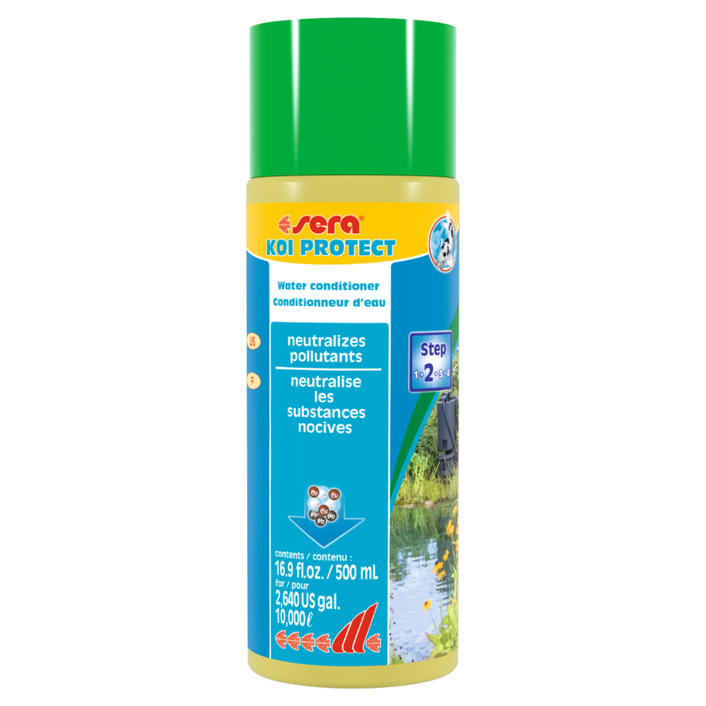 SERA Koi Protect, Condiționer Premium pentru o Apă Optima în Iazurile Ornamentale, 500ml