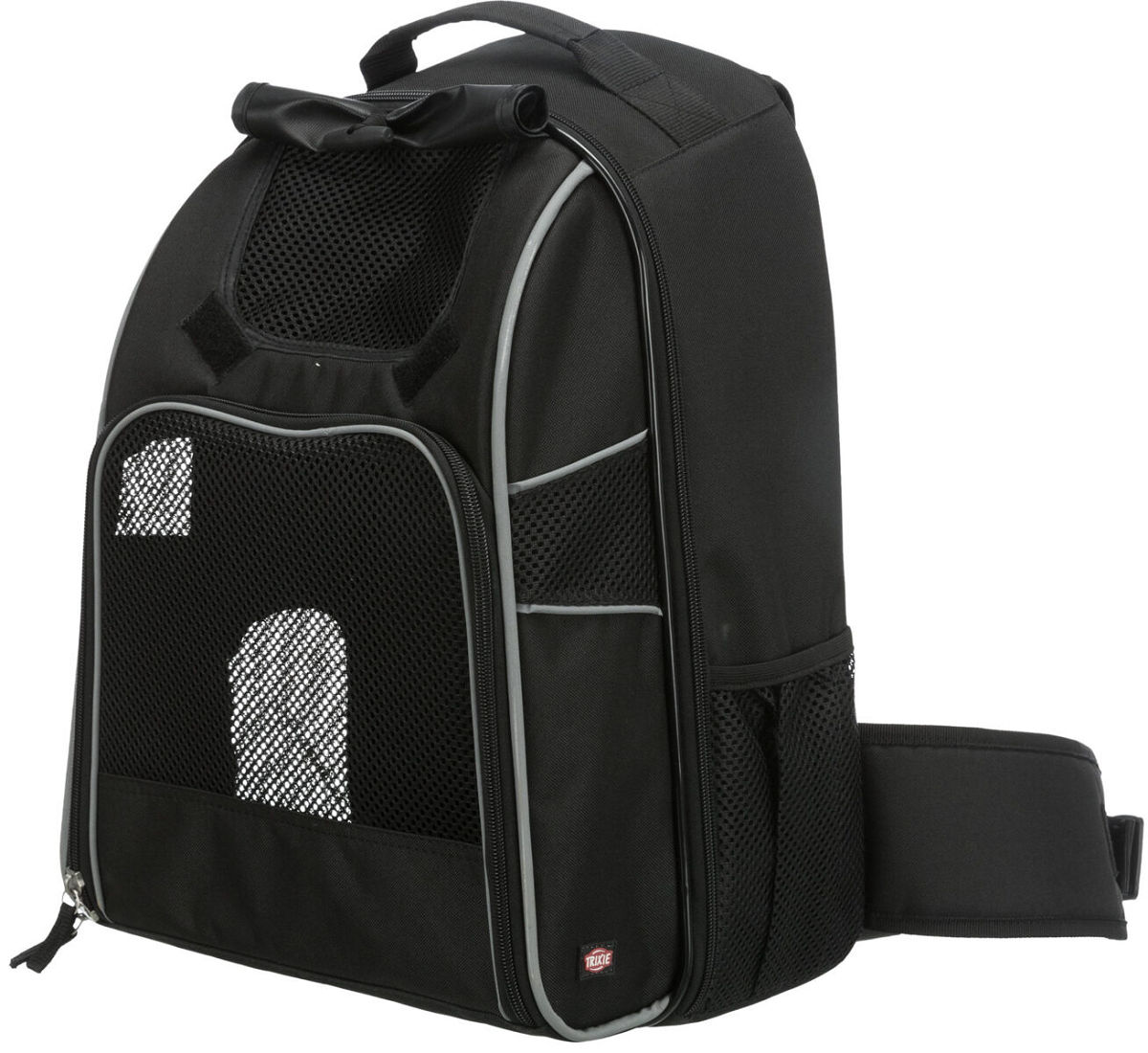 WILLIAM Rucsac Transport Caini, Maxim 30kg, Poliester Negru, 33x23x43cm