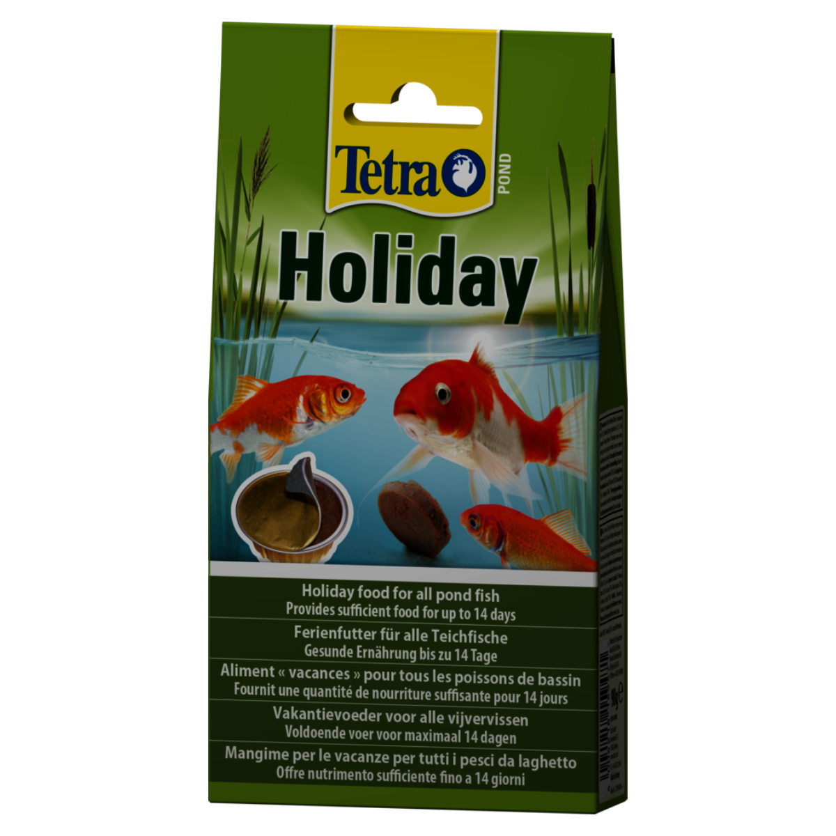 TETRA Pond Holiday – Bloc de Hrană pentru Pești de Iaz, 14 Zile de Nutriție Completă, 98g