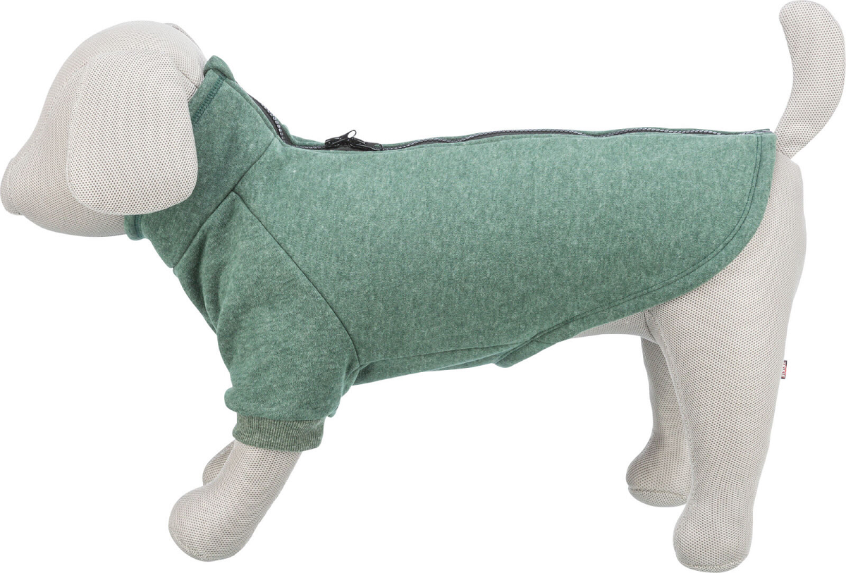 Hanorac Pentru Caini CityStyle AMSTERDAM, 100% Bumbac, Verde, Marime S, Lungime Spate 40cm