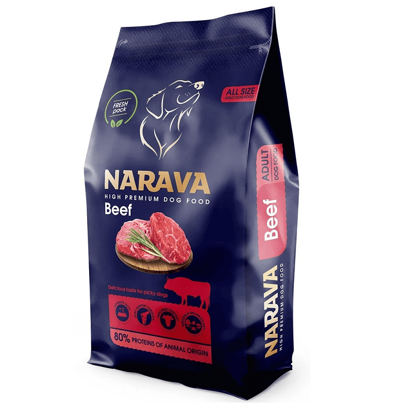 NARAVA Adult All Size cu Vita 15 kg | Hrana Uscata Super Premium pentru Caini Adulti | Digestie Optima si Suport Articular