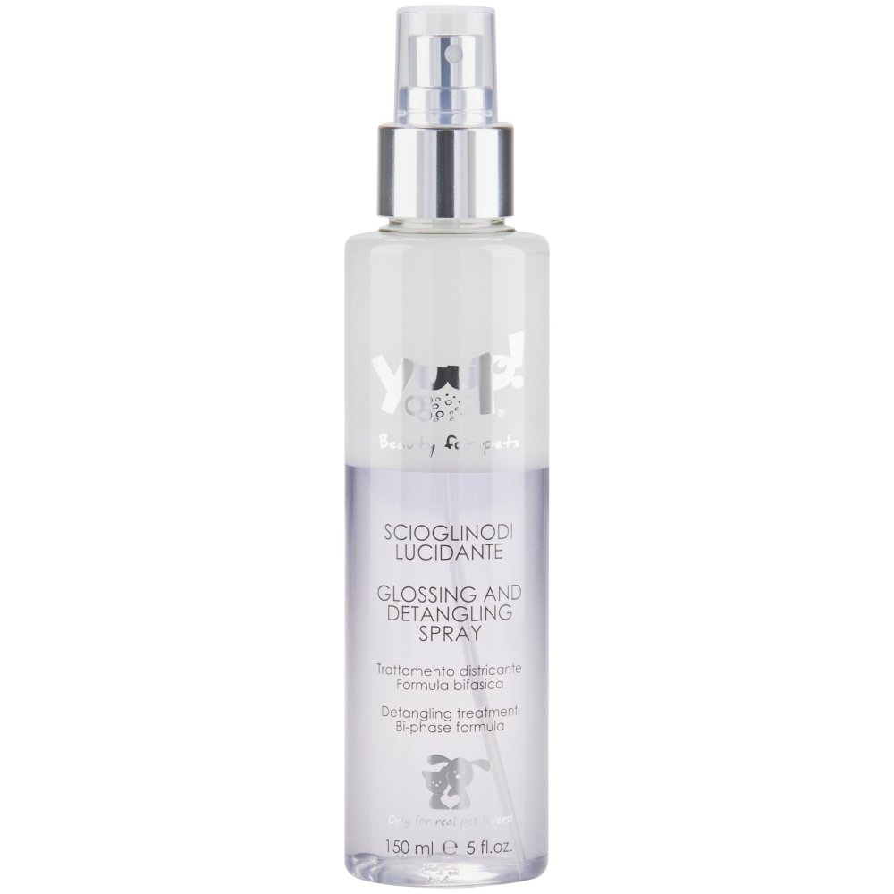 YUUP! HOME Glossing & Detangling, Spray Balsam Leave-In Luciu si Descalcirea Blana Lunga Caini sau Pisici, 150ml