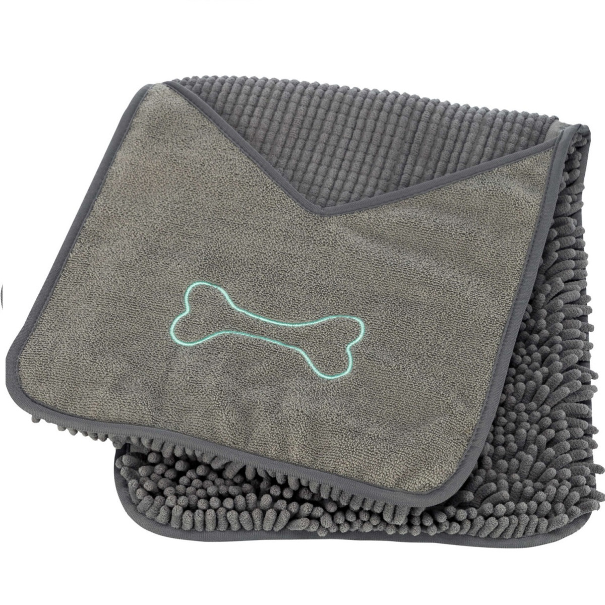 Prosop Pentru Caini si Pisici, Superabsorbant si cu Buzunare Pentru Maini, 78x32cm