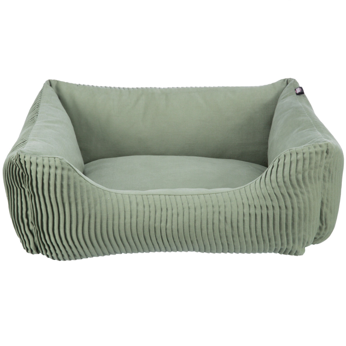 Culcus Pentru Caini sau Pisici, MARLEY, Poliester Verde Salvie, Saltea Nedetasabila, 60x50cm
