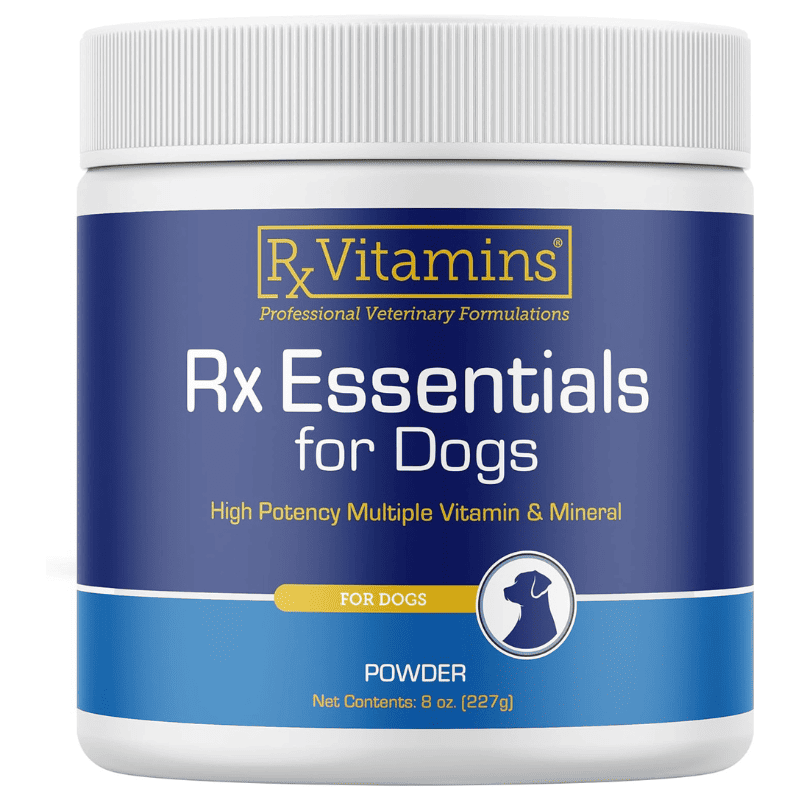 RX VITAMINS Essentials for Dogs 227 g pulbere | Supliment Multivitaminic si Mineral pentru Sanatatea Generala si Vitalitatea Cainilor