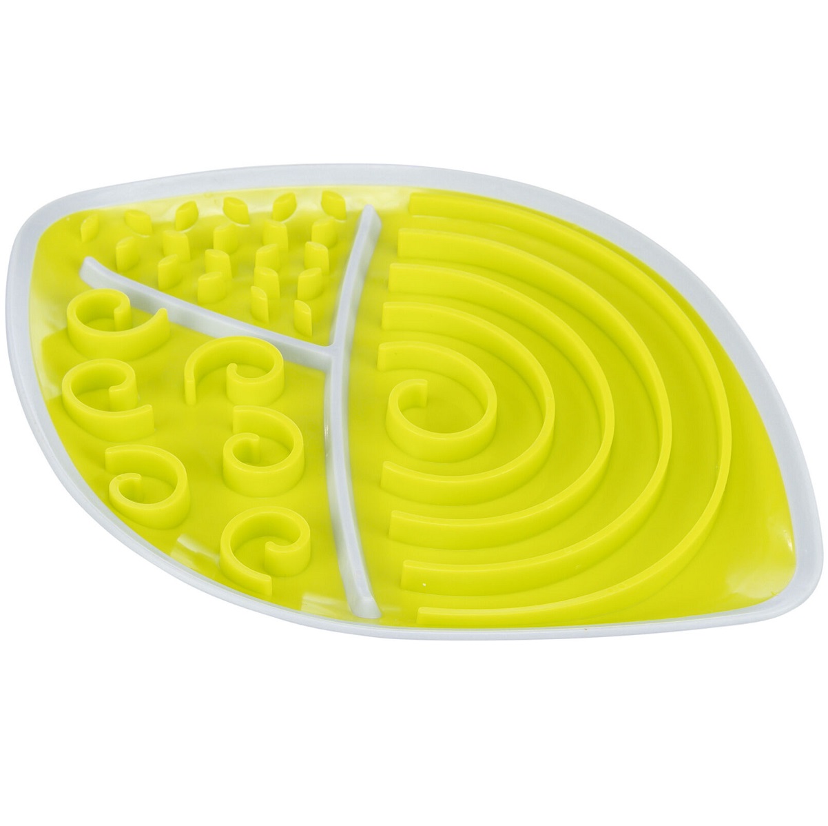 LICK'N'SNACK Castron Plat Pentru Hranire Lenta Caini, 28x21cm