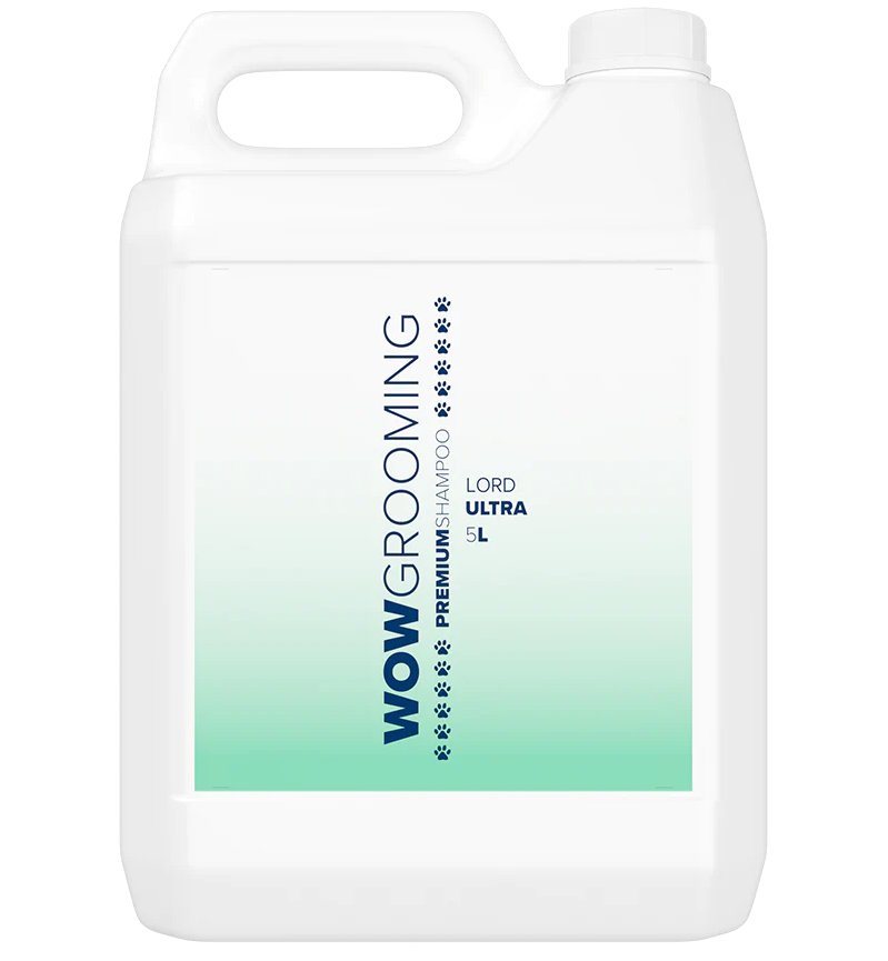 WOW GROOMING Performance Lord Ultra Ego, Sampon Concentrat 1:25 Pentru Caini, Curatare Profunda Orice Tip de Blana, 5L