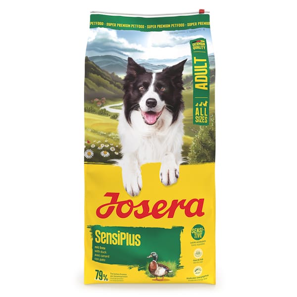JOSERA Sensi Plus 12,5 kg | Hrană Uscată pentru Câini Adulți Sensibili | Cu Rață și Orez | Digestie Ușoară, Blană Sănătoasă și Toleranță Excelentă
