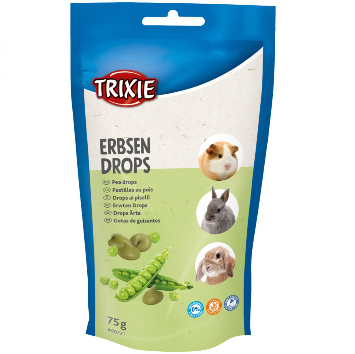 Recompense Pentru Rozatoare, Dropsuri cu Mazare, 75g