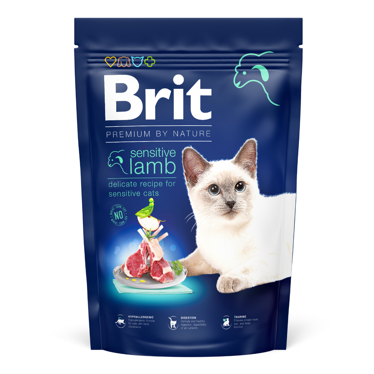 BRIT PREMIUM By Nature Cat Sensitive, Miel, Hrana Uscata Pisica, Digestie Optima, 1.5kg