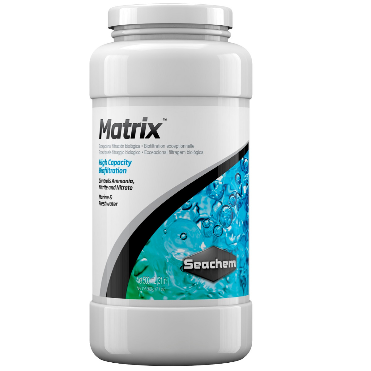 SEACHEM Matrix, Mediu Filtrant Biologic Pentru Acvarii, 500ml