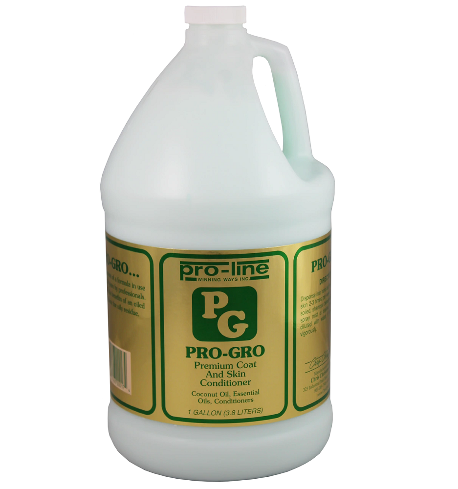 CHRIS CHRISTENSEN Systems Pro-Line PRO-GRO 3.8 L | Balsam Profesional Concentrat 1:15 pentru Caini | Blana Neteda, Lucioasa si Usor de Tuns