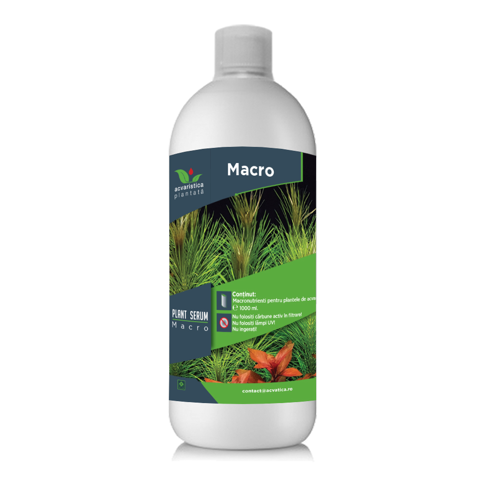 MACRO PLANT SERUM Fertilizant Concentrat Pentru Plantele de Acvariu, 1000ml