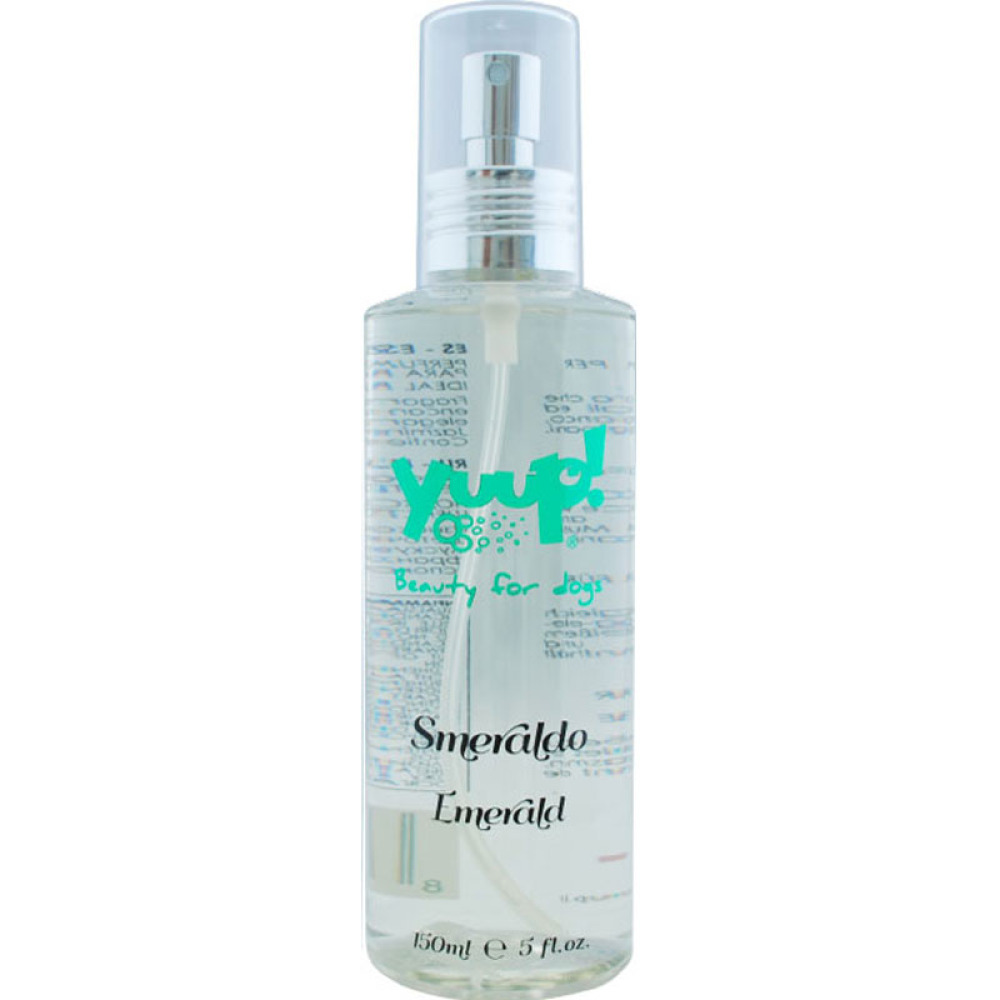 YUUP! Fashion Fragrance Emerald, Parfum Pentru Caini cu Note Dulci de Musk si Iasomie, 150ml