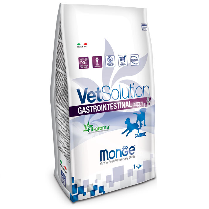 MONGE VETSOLUTION Gastrointestinal Puppy, Hrana Uscata Pentru Pui de Catel cu Sensibilitate Digestiva, 5kg