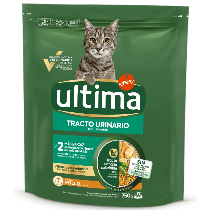 ULTIMA Cat Urinary Tract Pui 750 g | Hrană Uscată pentru Pisici Adulte | Suport pentru Sănătatea Tractului Urinar