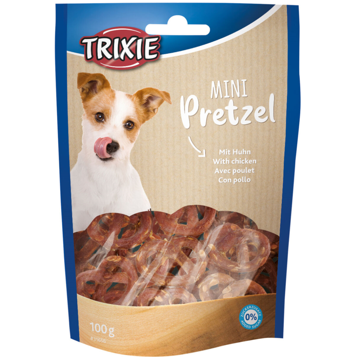 Recompense Pentru Caini TRIXIE, Covrigei cu Carne de Pui, 100g